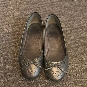 Zara ballet flats silver stars
